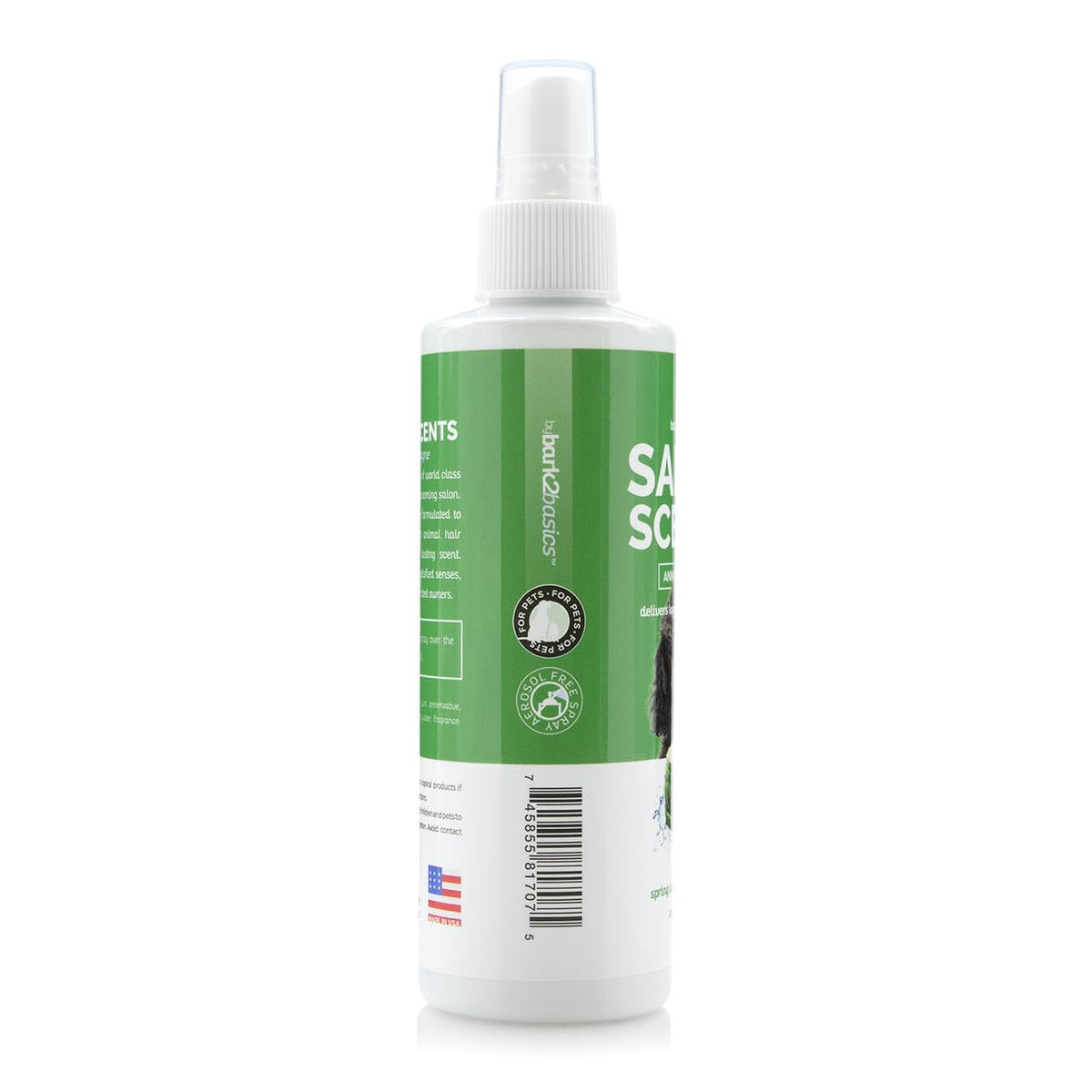 Bark2Basics Salon Scents Pet Grooming Cologne - 8 oz, Natural Professional Groomer Perfume for Dogs