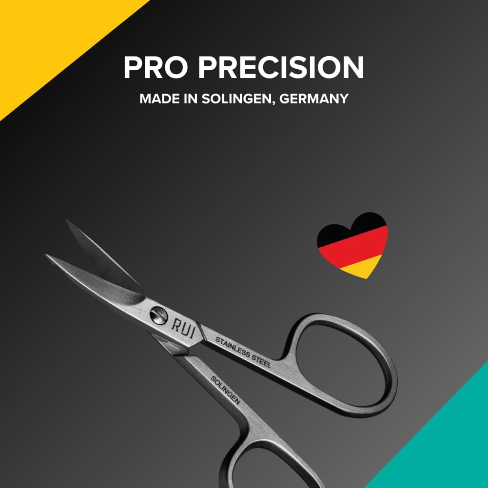 Rui Smiths Pro Precision Stainless Steel Pedicure Trimmer Cutter with Micro-Serrated, Anti-Skid