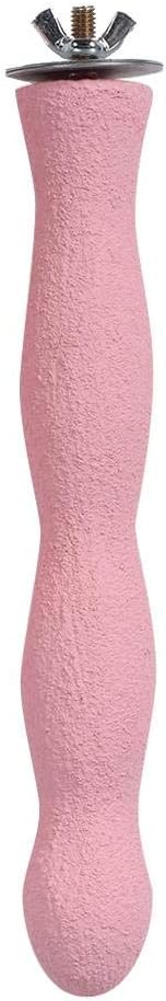 Bird Perch, and Beak Frosted Grinding Bar Standing Stick Cage Toy for Parakeet African Grey