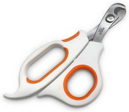 Scissor-Style Nail Clipper, with Razor Sharp Stainless Steel Blades, Anti-Slip Handle, Precise