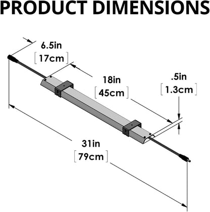 HappyBird Lightning (A Divison of M&M Cage) 18" LED linkable Light bar Without Power Source for
