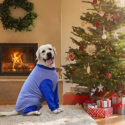 Yeapeeto Dog Onesie Surgery Recovery Suit for Large Medium Bodysuit Dogs Pajamas PJS Full Body for