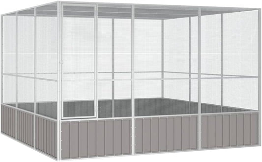 Steel Bird Cage, Large Flight King Bird Cage for Cockatiels African Grey Quaker Amazon Sun
