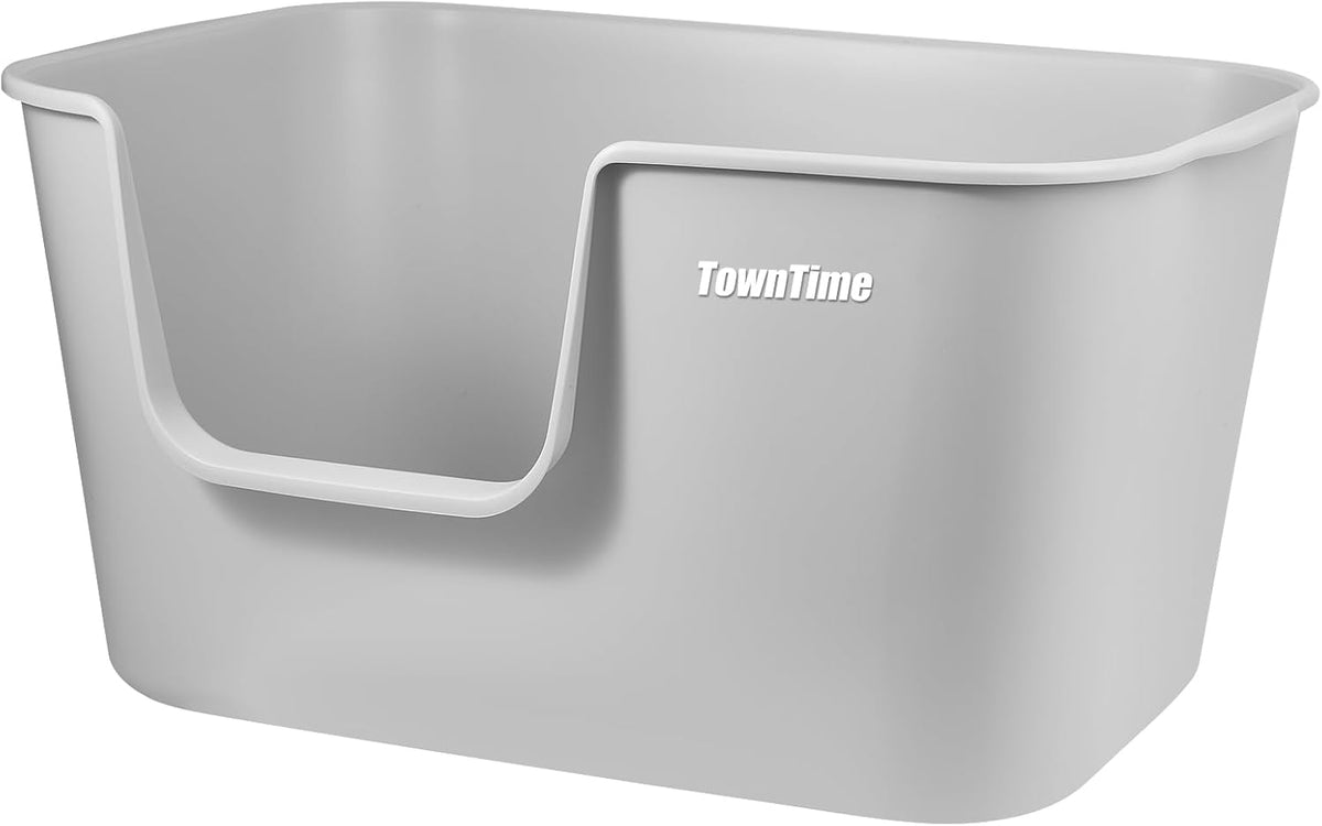 Extra Large Kitty Litter Box with High Sides, Anti-Splashing, Tool-Free Assembly, Multi Cat, Jumbo