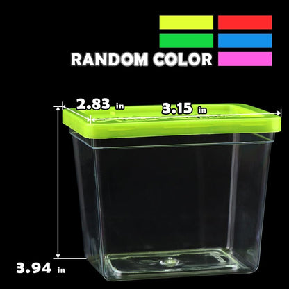 48 Pack Small Plastic Reptile Carrier Tarantula Enclosure Breeding Box Hatching Container for