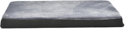 Amazon Basics Dog Bed with Cooling Gel Memory Foam, Pressure-Relief Support for Dogs up to 50lbs