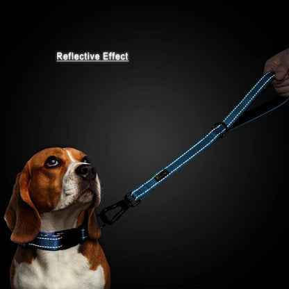 PLUTUS PET Short Training Dog Leash with Padded Handle for Medium Large Big Dogs,18 Inch Heavy Duty