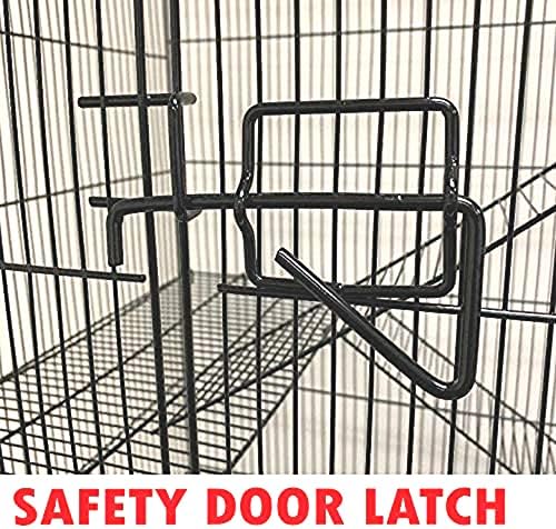 Extra Large 4-Floors with Tight 3/8-Inch Bar Spaing for Ferret Chinchilla Sugar Glider Rats Mice