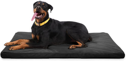 K9 Ballistics Tough Ripstop Orthopedic Dog Crate Bed - Durable Pad with Washable Cover, for Wire