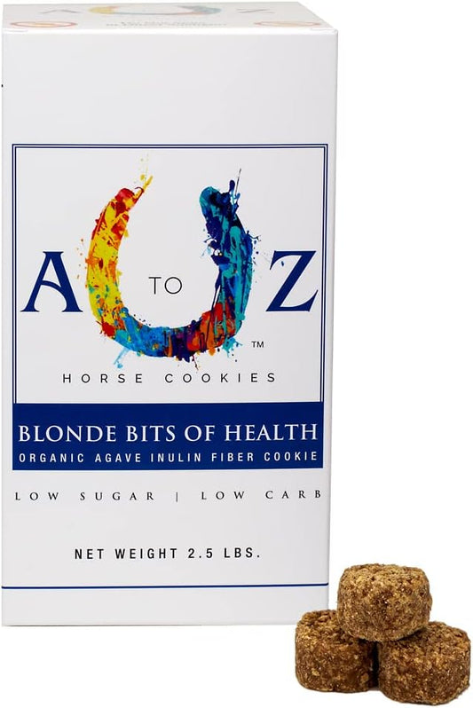Horse Treats, Blonde Bits of Health, Low Carb/Sugar, A Softer Cookie, Wheat, Corn, Soy & Alfalfa