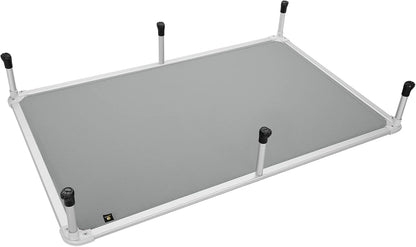 Veehoo Chew Proof Elevated Dog Bed - Cooling Raised Pet Cot - Silver Aluminum Frame and Durable