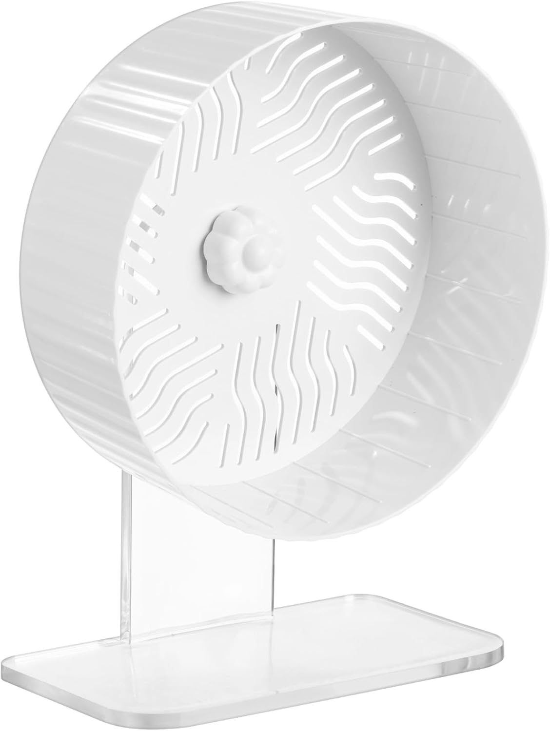 Silent Hamster Wheel, Hamster Exercise Wheel with Adjustable Acrylic Stand, Hamster Exercise Wheel