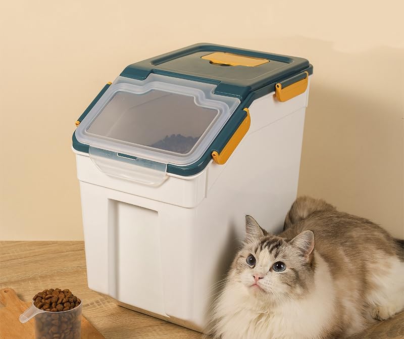 AnRui Large Flour Storage Containers 25Lbs Airtight Rice Storage Container BPA Free Kitchen Pantry