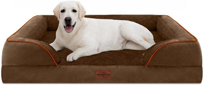 Comfort Expression Orthopedic Jumbo Dog Bed for Extra Large Dogs, Large Breed Waterproof Dog Bed