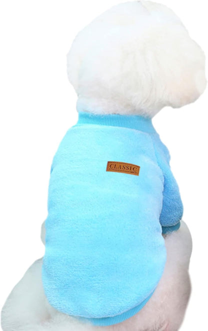 Jecikelon Pet Dog Clothes Dog Sweater Soft Thickening Warm Pup Dogs Shirt Winter Puppy Sweater for