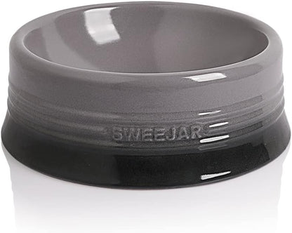 Sweejar Gradient Dog Bowl, Ceramic Dog Food Dish for Large Dogs and Large Cat, Porcelain Pet Bowl