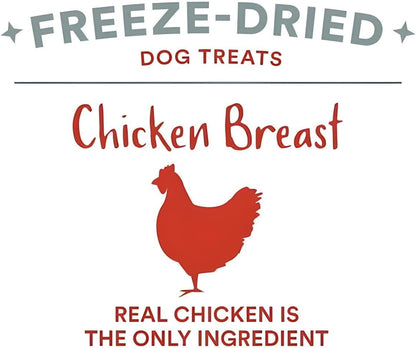 Organic Freeze Dried Dog & Cat Treats - Single Ingredient, Grain Free Food Toppers for Healthy