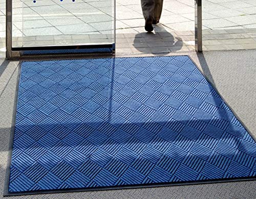 M+A Matting 208540410 WaterHog Diamond | Commercial-Grade Entrance Mat with Rubber Border