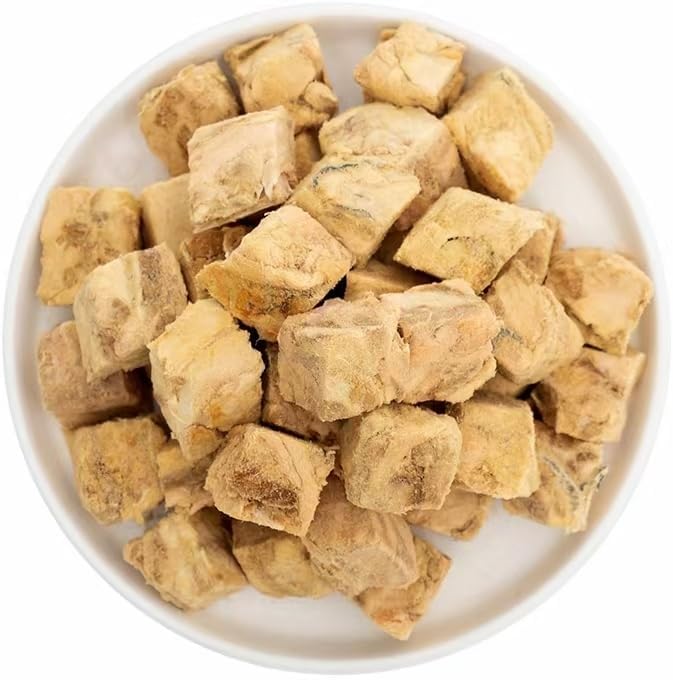 Organic Freeze Dried Dog & Cat Treats - Single Ingredient, Grain Free Food Toppers for Healthy