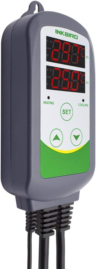 Inkbird ITC308 Freezer Thermostat Heating Cooling Plug Temperature Controller Outlet 110V 1200W