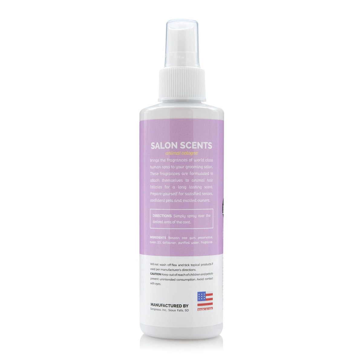 Bark2Basics Salon Scents Pet Grooming Cologne - 8 oz, Natural Professional Perfume for Dogs and
