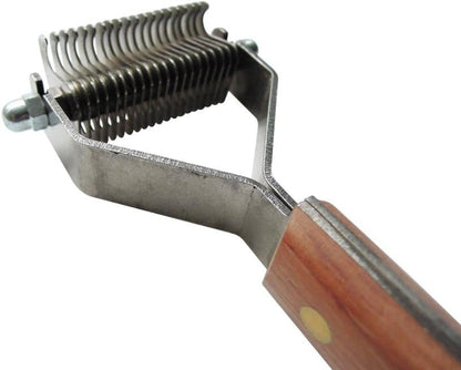 Mars Coat King Dematting Undercoat Grooming Rake Stripper Tool for Dogs and Cats, Stainless Steel