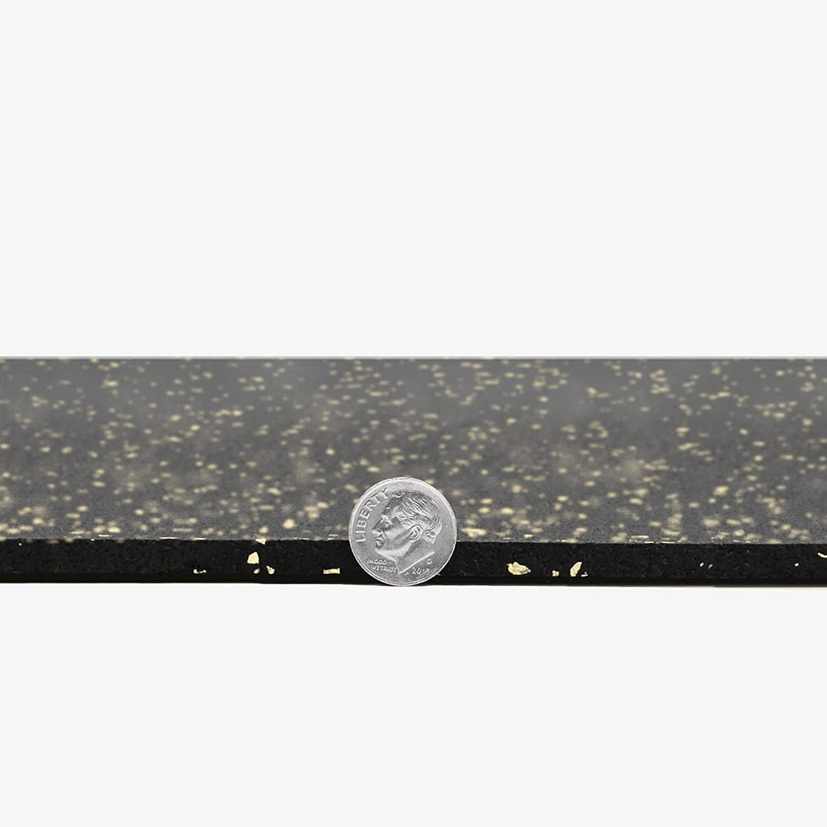 Flooring Inc's 1/4" Thick Tough Rubber Flooring Roll | Flexible Recycled Rubber Floor Mats for Home