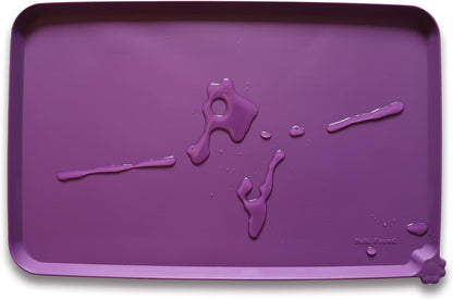 Hoki Found Waterproof Pet Feeding Mats with High Lips, Multiple Size and Colors for Dogs, Cats &