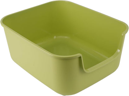 Large Cat Litter Box with High Sides,Cat Boxes for Indoor Cats,Cat Litter Pan for Kitty,Litter Box