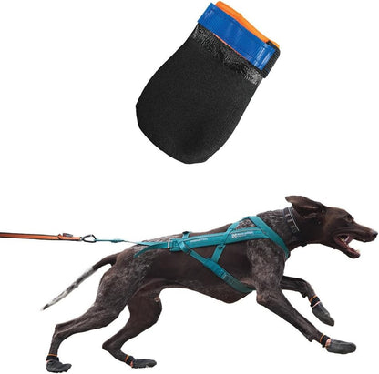 Non-stop dogwear Protector Booties, 4-Pack of Dog Booties for Hot Pavement and Rough Surfaces with