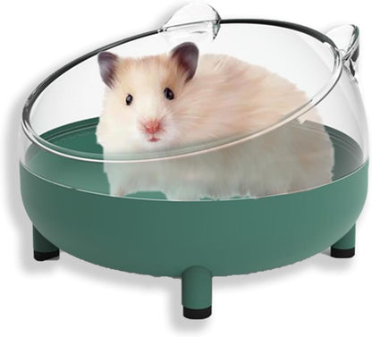 Meow&Woof Hamster Sand Bath Container, Large Sandbox Toilet Gerbil Batheoom, Tiny Chinchilla Dust