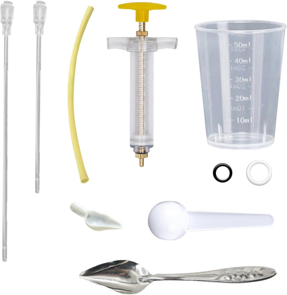 8 Pcs Bird Feeding Syringe Set Feeding Tubes for Baby Birds Parrot Hand Feeding Syringe Pet Syringe