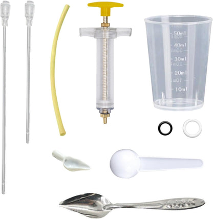 8 Pcs Bird Feeding Syringe Set Feeding Tubes for Baby Birds Parrot Hand Feeding Syringe Pet Syringe