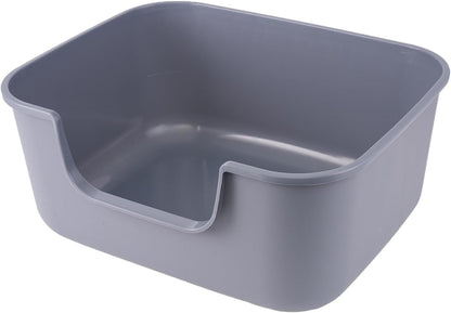 Large Cat Litter Box with High Sides,Cat Boxes for Indoor Cats,Cat Litter Pan for Kitty,Litter Box