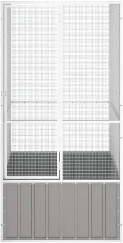 Steel Bird Cage, Large Flight King Bird Cage for Cockatiels African Grey Quaker Amazon Sun