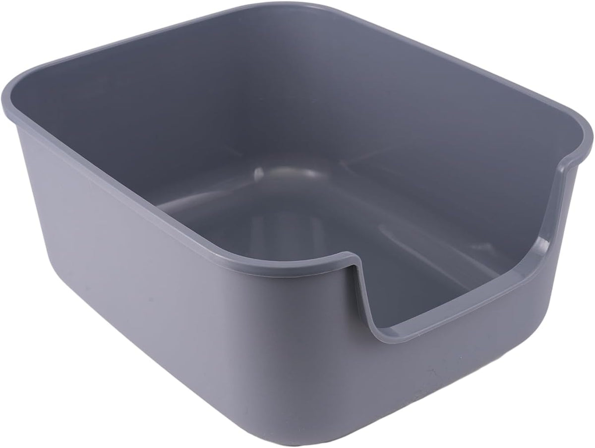 Large Cat Litter Box with High Sides,Cat Boxes for Indoor Cats,Cat Litter Pan for Kitty,Litter Box