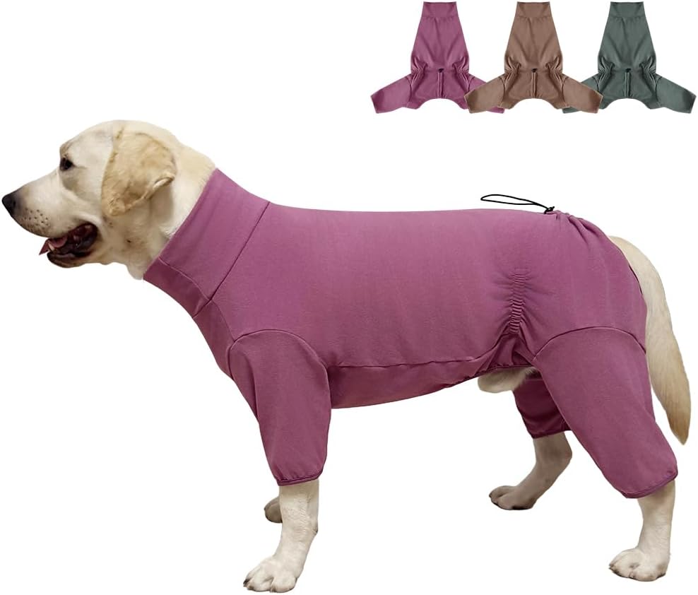 Dog Pyjamas PJS Sweater Clothes and Home Clothing Suitable for Medium to Large Breeds of Dogs, Dog