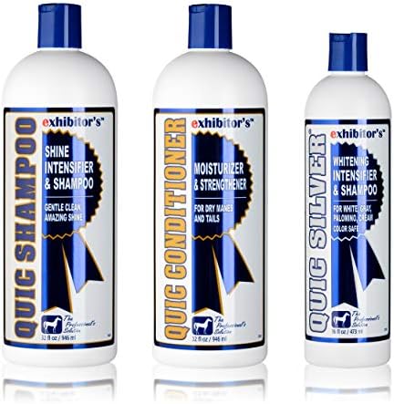 exhibitor's Quic Silver System Includes Quic Shampoo Quic Conditioner 32 Ounce Each Plus Quic