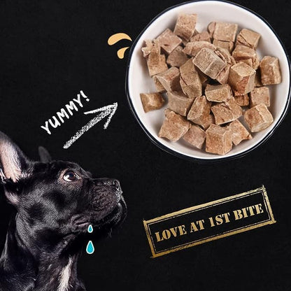 Organic Freeze Dried Dog & Cat Treats - Single Ingredient, Grain Free Food Toppers for Healthy