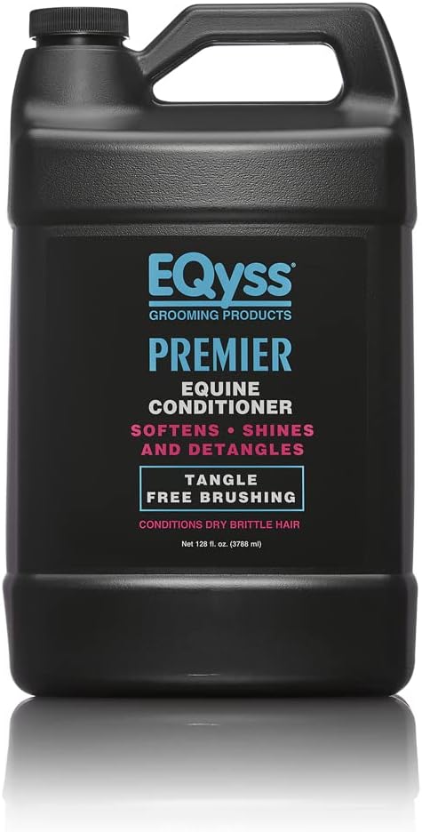 EQyss Premier Equine Conditioner - Moisturize Skin, Detangle Horse's Mane, Tail, & Coat, Add Shine