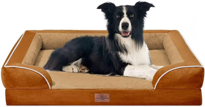 Comfort Expression Large Dog Beds Orthopedic Foam, Waterproof Dog Beds for Large Sized Dogs, Comfy