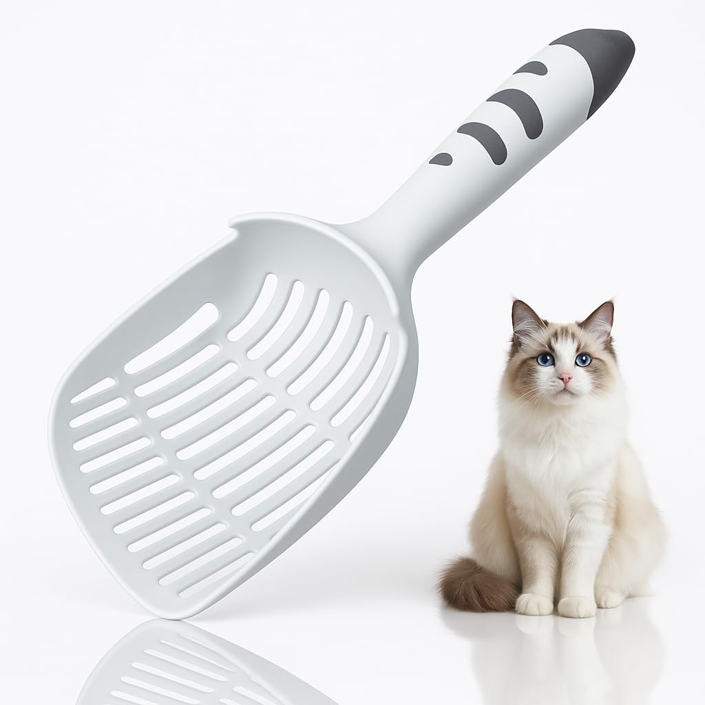 Cat Scooper for Litter Box, Cat Litter Scoop, Kitty Litter Scoop, Cat and Dog Poop Collector, Pet