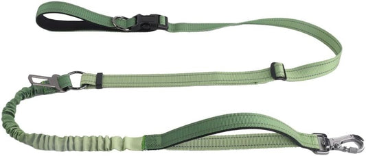 Hands Free Dog Leash for Large Medium Dogs Heavy Duty Bungee Reflective Adjustable Waist Leashes
