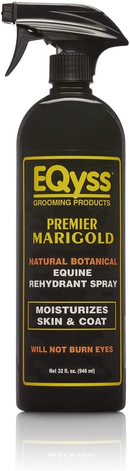 EQyss Premier Marigold Equine Coat Conditioning Spray - Moisturize Horse's Skin & Coat, Add Shine