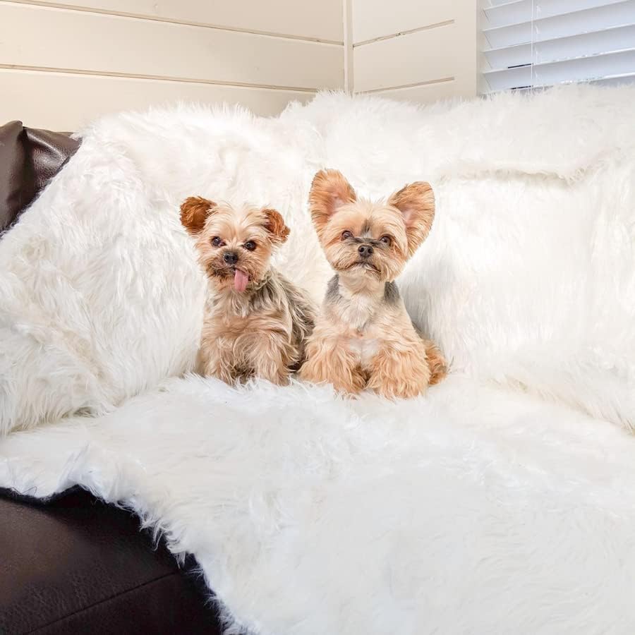 PupProtector Waterproof Throw Blanket for Dogs and Cats, Pet Blanket Cover for Couches, Sofas