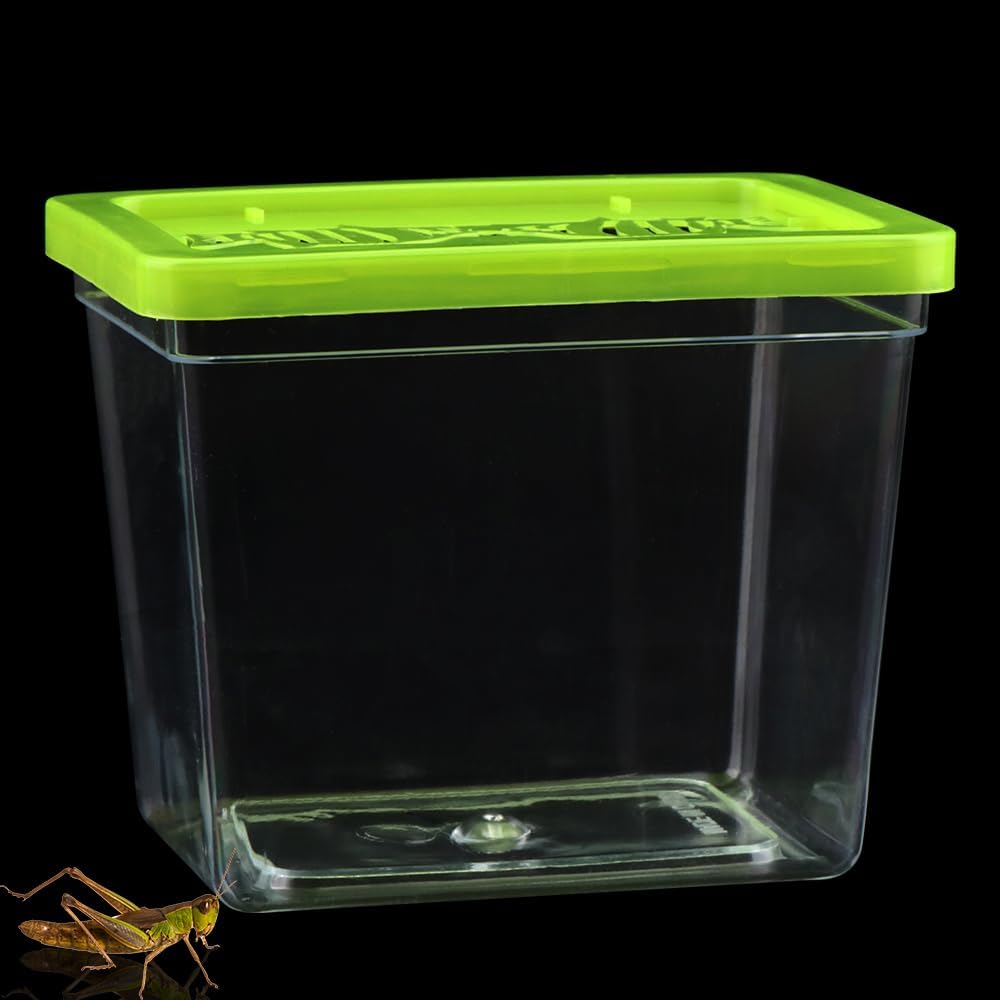 48 Pack Small Plastic Reptile Carrier Tarantula Enclosure Breeding Box Hatching Container for
