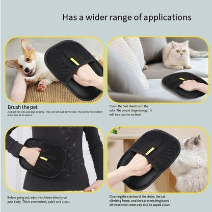 3pcs Glove for Pet Hair Removal, Efficient Grooming for Pet Hair, Cats & Dogs Grooming for Hair