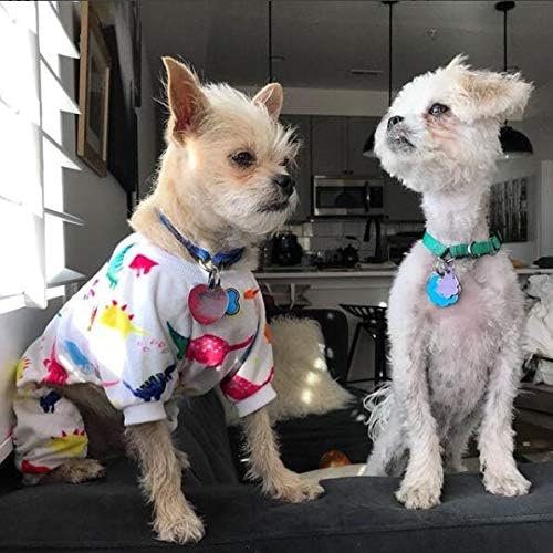 CuteBone Dog Halloween Pajamas Puppy Onesies Small Dogs Soft Pjs Coat Cat Apparel Comfy Pet