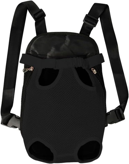 FEimaX Dog Carrier Backpack Pet Legs Out Front Cat Travel Bag, Adjustable Puppy Backpacks Carriers