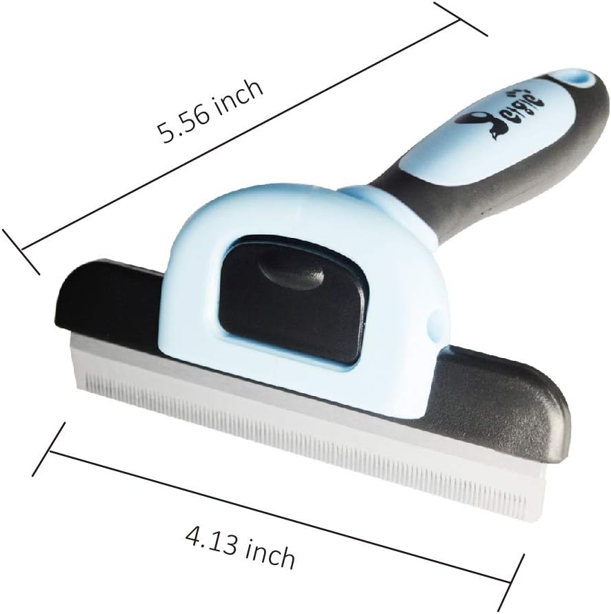 Effective Deshedding Brush and Large Dog Comb - Professional Grooming Tools for Dogs and Cats to
